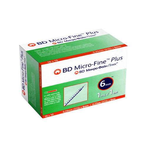 سرنگ انسولین BD سایز 1